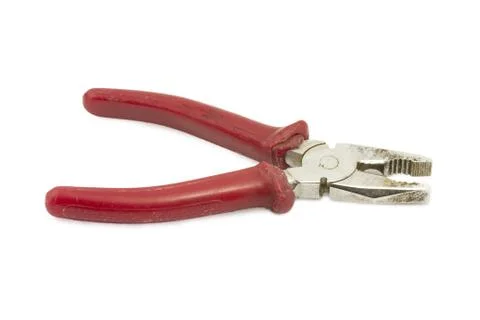 Pliers isolated on white background Stock Photos