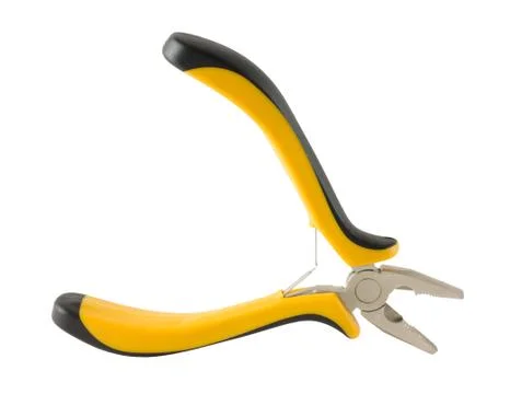 Pliers isolated on white Stock Photos