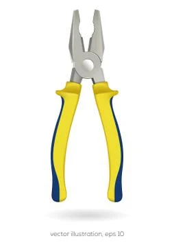 Pliers. Nippers. Hand tool. Vector illustration Stock Illustration