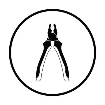 Pliers tool icon Stock Illustration