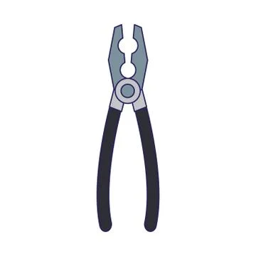 Pliers tool icon Stock Illustration