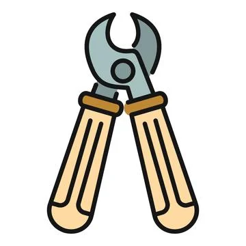 Pliers tool icon representing repair and construction Stock Illustration