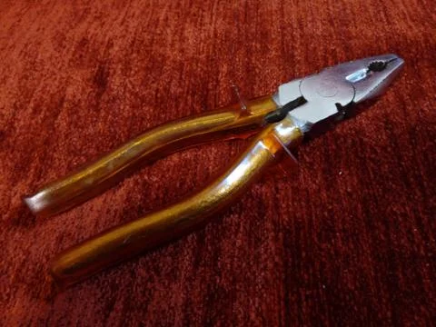 Pliers tool isolated toolbox equipment Stock Photos