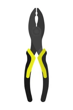 Pliers tool vector flat illustration Stock Illustration