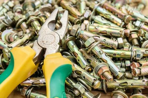 Pliers tools Stock Photos