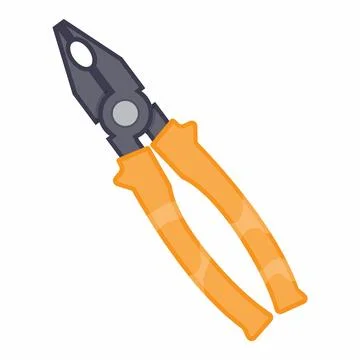 Pliers vector art illustration Stock Illustration