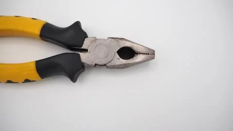 Pliers on white background Foto stock