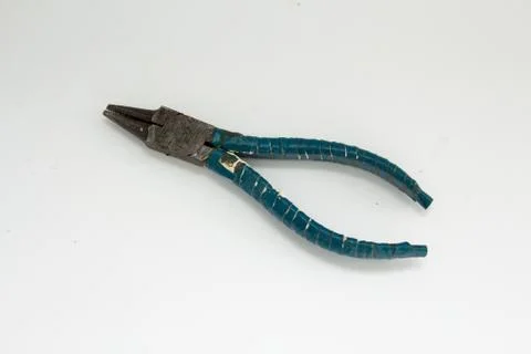 Pliers on a white background Stock Photos
