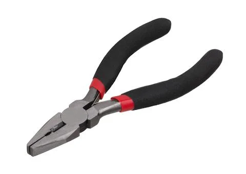 Pliers on a white background Stock Photos