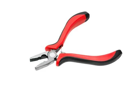 Pliers on a white background Stock Photos
