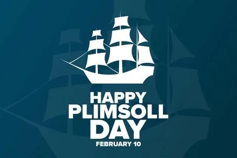 Plimsoll Day. Holiday concept. Template for background, banner, card, poster Stock Illustration