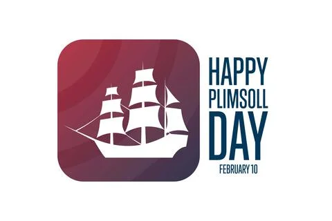 Plimsoll Day. Holiday concept. Template for background, banner, card, poster Stock Illustration