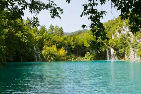 Plitvice cascade Stock Photos