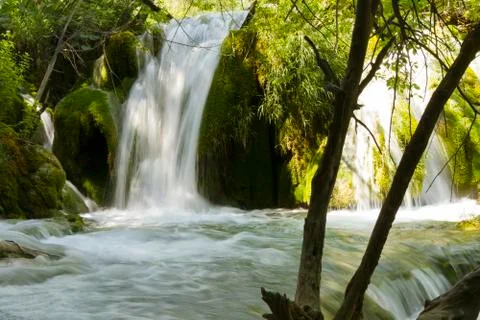 Plitvice cascade Stock Photos
