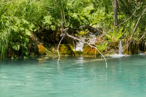 Plitvice cascade Stock Photos
