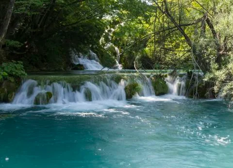 Plitvice cascade Stock Photos