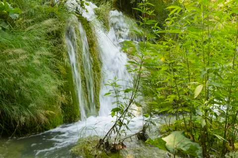 Plitvice cascade Stock Photos