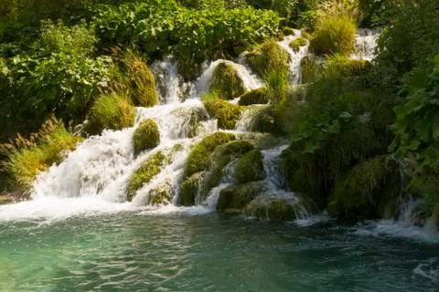 Plitvice cascade Stock Photos