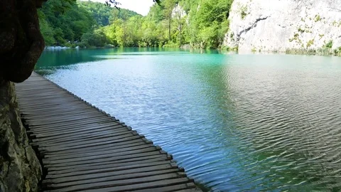 Plitvice Lake Stock Footage 76407370