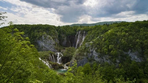 Plitvice Lakes, Croatia Video stock 125055101
