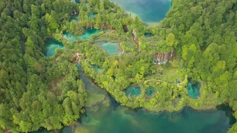 Plitvice lakes, Croatia Stock Footage 150860009