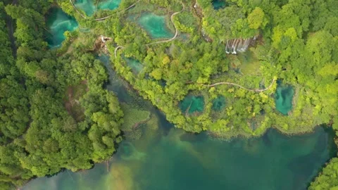 Plitvice lakes, Croatia Stock Footage 150860094