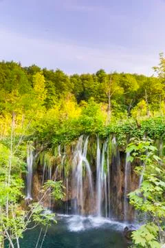 Plitvice Lakes National Park, UNESCO World Heritage Site, Croatia, Europe Stock Photos