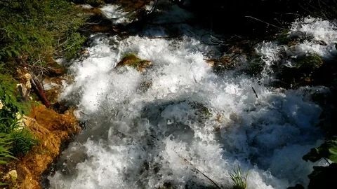 Plitvice Lakes waterfall Stock Footage 86946924