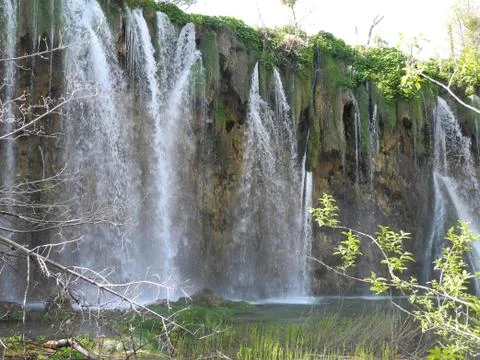 Plitvice Lakes waterfall 写真素材
