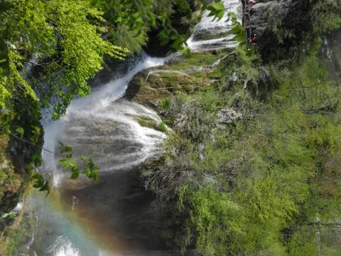 Plitvice lakes waterfall Stock Photos