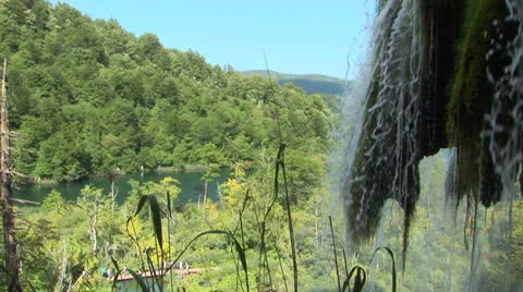 Plitvice Waterfall Stock Footage 25944129