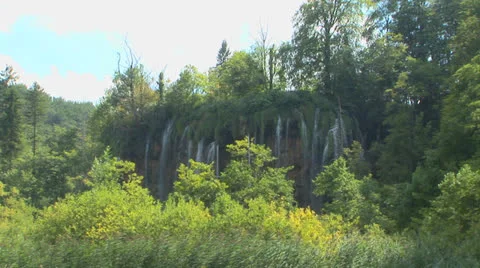 Plitvice Waterfall Stock Footage 25944452