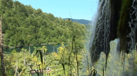 Plitvice Waterfall Loop Video stock 38765413