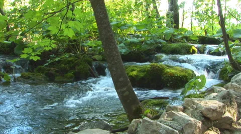 Plitvice Waterfall Loop Stock Footage 38765743