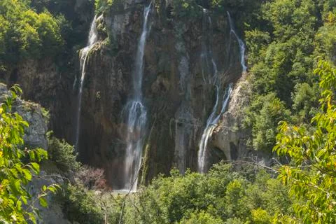Plitvice waterfalls Stock Photos