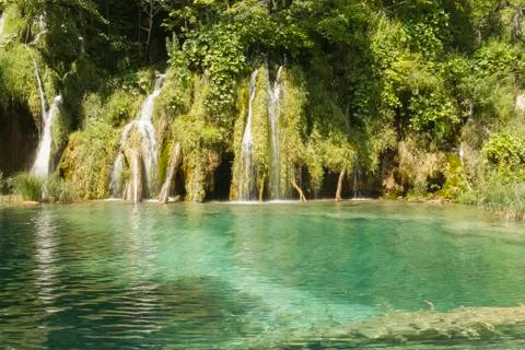 Plitvice waterfalls Stock Photos
