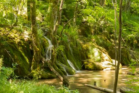 Plitvice waterfalls Foto stock