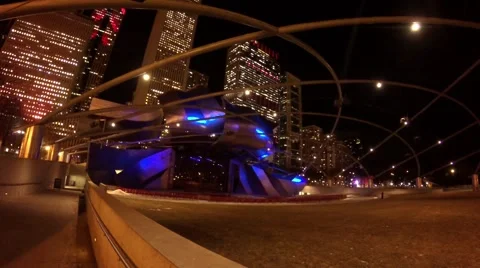 Plitzner Pavilion Night Time Lapse 스톡 동영상 63373221