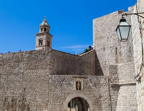 Ploce Gate in Dubrovnik Stock Photos