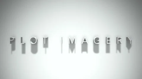 Plot imagery 3D title animation white text on a white background Vídeos de archivo 298373991