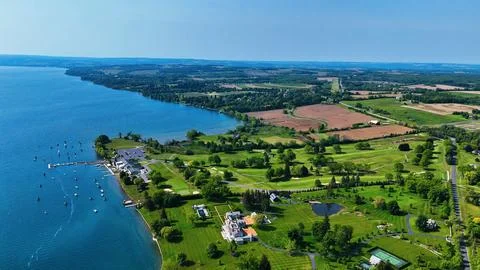 A Plot of Land - Skaneateles Lake 库存照片