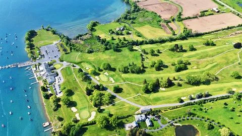 Plot of Land - Skaneateles Lake 库存照片