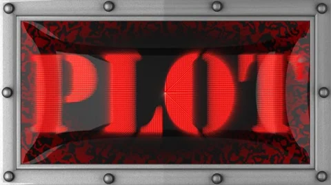 Plot on led 스톡 동영상 8747550