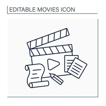 Plot line icon Stock Illustration