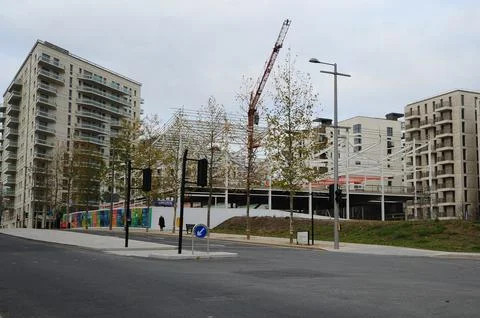 Plot N16 There Is A Sainsbury's And A Pub Being Built On Plot N16 At The Moment. Fotos Stock