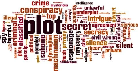 Plot word cloud Ilustración de archivo