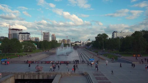 Plotinka - place for fans June 15, 2018. Stock Footage 91123218