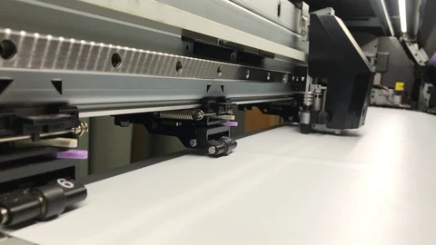 Plotter cutting of stickers Video stock 101388339