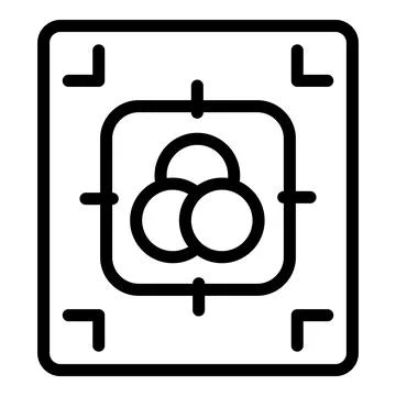 Plotter paper icon outline vector. Printer device 스톡 일러스트