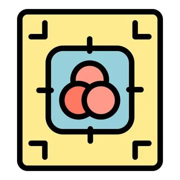 Plotter paper icon vector flat 스톡 일러스트